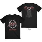 Slayer Hell Awaits Tour T-Shirt Black New