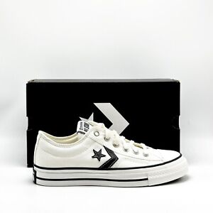 *NEW* Unisex CONVERSE Star Player 76 LOW TOP Vintage White/Black (A01608C)