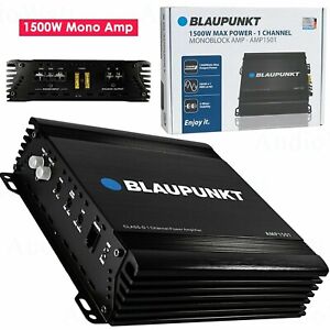 Blaupunkt AMP1501 Car Audio 1-Channel Monoblock Amplifier 1500 Watts Max Power