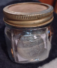 jar old vintage antique coin lot of silver copper morgan silver/IKE OLD JUNK LOT