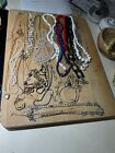 3.3 Lbs. Costume Fashion JEWELRY Bulk Lot Necklaces 1950's to Modern  #3