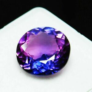 7 Ct Extremely Rare Natural Purple Tanzanite Round Certified Loose Gemstone