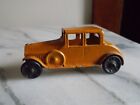 Vintage  Tootsietoy Mustard Color Coupe/ 3