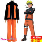Mens Uzumaki Naruto Costume Anime Shippuden Japanese Cosplay Halloween Party