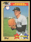 1987 Topps #614 Roger Clemens Boston Red Sox Baseball Card