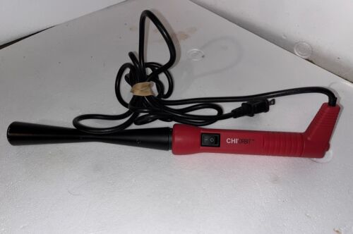 Chi Orbit Curler Flat Iron GF5005 Black Red Ceramic Hair Styling Tool