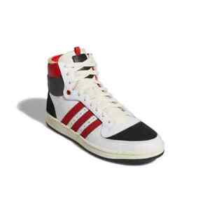 Adidas (Top Ten RB) Hi Men's Shoes (GV6628) White Black Red Size 10.5 New $100