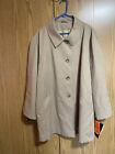 NWT Vintage Samuel Martin Women’s 26 Water Repellent Trench Coat Tan Seattle USA