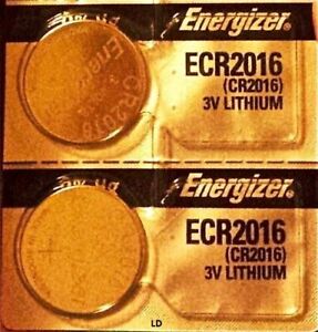2 NEW ENERGIZER CR2016 CR ECR 2016 3V LITHIUM Battery