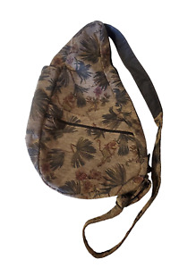 AMERIBAG 17'' Healthy Back Bag Tapestry Collection Floral Fabric Print