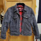 Vintage 1980s Wrangler Denim Jacket Flannel Lined Size Small Great Condition