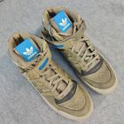 Adidas Forum Mid Men's Size 12 Shoes Olive Leather Upper High Top Sneakers