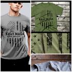 Krav Maga t-shirt martial arts military lethal self defense fighting U.S. Flag