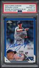 2023 Topps Chrome Anthony Volpe RC Blue Refractor Auto /150 PSA 10 Rookie card