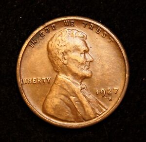 1927-S Lincoln Wheat Cent  VF++