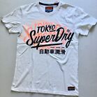 Men’s Superdry Ticket Type Oversized Fit T-Shirt M10995NT Optic White Size XL