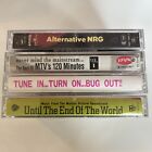 Cassettes Lot COMPILATIONS Of 4 Punk Indie Alternative New wave 90s