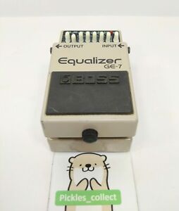 BOSS GE-7 Sep. 2000 KN87362 Equalizer Guitar Effect Pedal Tested 0905B