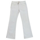 Cabi Jeans White Contemporary Bootcut Button Flap Back Pockets Style 343R Size 4
