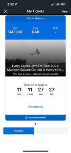 Harry Styles Love on Tour 2022 @ Madison Square Garden Thursday September 8th