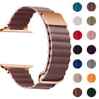 Magnetic Strap Leather Loop Band For Apple Watch Series Ultra 8 7 6 5 4 41/45mm