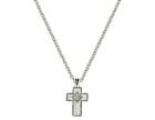 Montana Silversmiths Necklace Men Banded Feathered Cross 22
