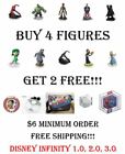 Disney Infinity 1.0 2.0 3.0 - Pick Your Figures Buy 4 Get 2 Free - $6 Min. Order