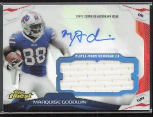 New Listing2014 Topps Finest Auto Jumbo Relics Marquise Goodwin #AJR-MG Auto