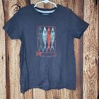 Tea Collection Youth Boys Fish Themed Tee T-Shirt Size 8 Short Sleeve