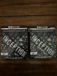 Inception (4K Ultra HD) Import w/ Slipcover No Digital 3 Disc J-Card Included