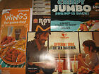 1 pg ea fast food coupons Del Taco, Yoshinoya, Burger King & Popeye's Set#8