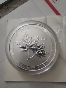 10 oz Silver 2021 Canada Magnificent Maple Leaf Uncirculated $50 Coin