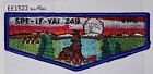 Boy Scout Spe-Le-Yai Lodge 249 Verdugo Hills Council OA Flap