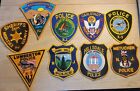 Vintage Assorted New Jersey Police Patch (LOT OF 9)