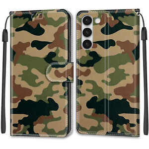 Army Wallet Phone Case For Samsung iPhone Huawei Xiaomi ZTE Sony OPPO Honor Asus
