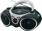 Jensen CD-490 Portable Sport Stereo CD Player with AM/FM Radio & Aux Line Silver