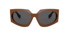 BURBERRY BE4306 384287 Juno Brown Grey 60 mm Women's Sunglasses