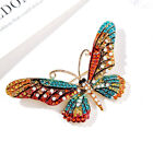 Butterfly Animal Crystal Rhinestone Brooch Pins Women Jewelry Gift Bouquet Pin>