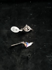 Fragrant Jewels RINGS Size 8.5 & 9 Lot of 2 Stamped  925 STERLING SILVER