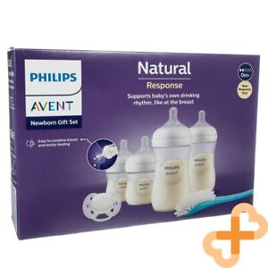 PHILIPS AVENT Natural Response Feeding Baby Bottle Set for Newborn SCD838/11 0m+