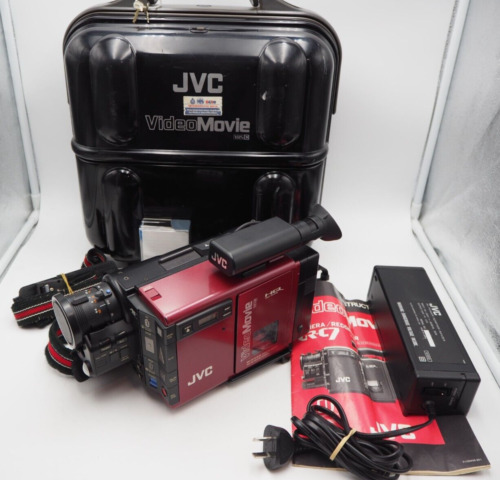 Vintage JVC GR-C7E VIDEO CAMERA EXCELLENT CONDITION COMPLETE AND FULLY TESTED