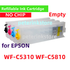 NOCHIP Refillable Ink Cartridge Pro WF-C5310 WF-C5810 Printer NOCHIP
