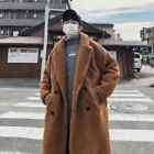 men new Thickened long coat for men's winter fur oversized clothing