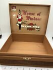 House of Windsor Palmas Wood Cigar Box 15 Cents VTG MCM 1950’s EUC STICKER CEDAR