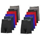 12 pack Mens Seamless Boxer Briefs Underwear Multi-Colors Bulk #MS002M Plain #02