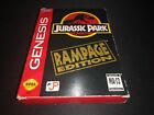 Jurassic Park: Rampage Edition Sega Genesis EXMT+ cond COMPLETE n box authentic!