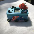 trinket box hinged lot Aquarium Nemo Coral Glitter