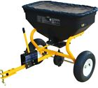 Extra Large Tow Behind Broadcast Fertilizer Spreader Seed Hopper Melt Lawn ATV