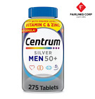 Centrum Silver Men 50+ 275 Tablets Multivitamin Multimineral New (Free Shipping)