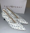 Katy Perry The Golden Pump Navy Multi Kp1615 Size 6.5